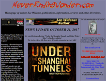 Tablet Screenshot of neverendingwonder.com